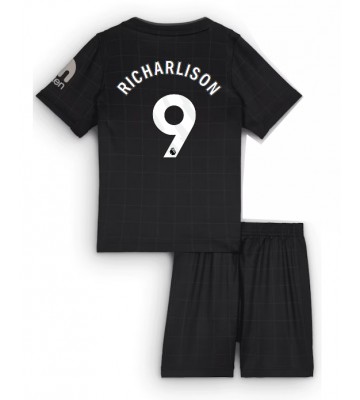 Tottenham Hotspur Richarlison #9 Udebanetrøje Børn 2025-26 Kortærmet (+ Korte bukser)